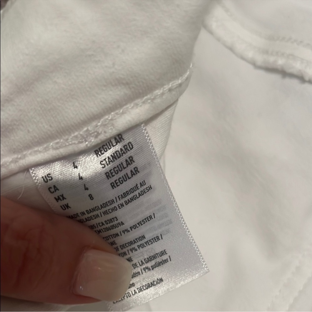 American Eagle Outfitters White Stretch Jeans - Picture 3 of 4